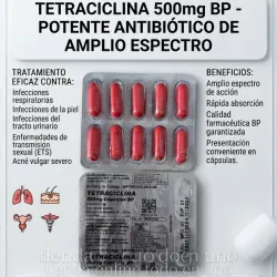 Tetraciclina 10 cps 500mg (vence 11/27)
