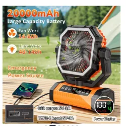 Ventilador recargable