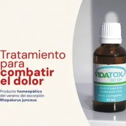 Vidatox(conocido como veneno de alacran)
