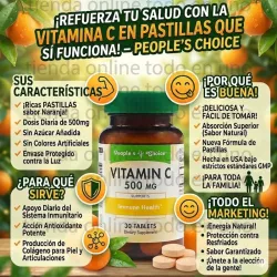 VITAMINA C(30t, 500MG) (VENCE 5,6-28)