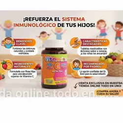 Vitamina c para niños(tabletas masticables) 90 pastillas (VENCE 6-27)