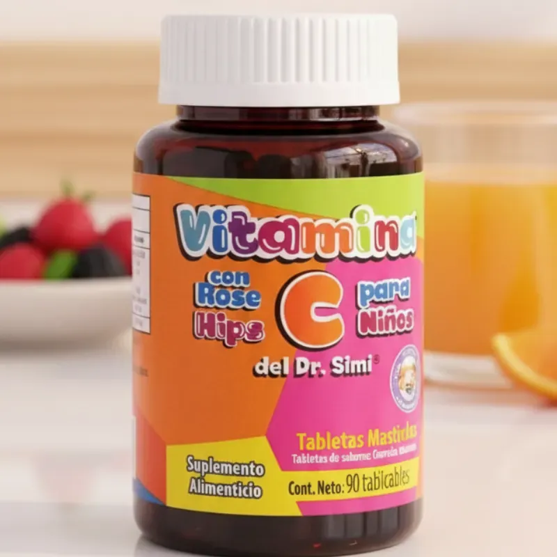 Vitamina c para niños(tabletas masticables)90 pastillas 
