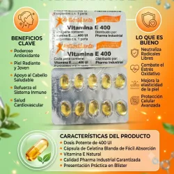 Vitamina e 400ui(10 capsulas)