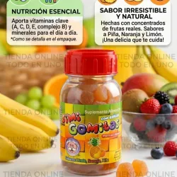 Vitaminas gomitas de sabores (60 gomitas) (VENCE 3-27)