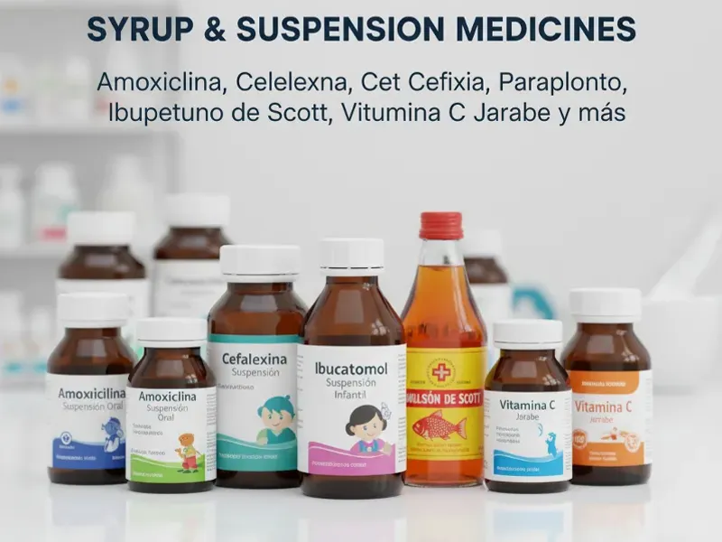 Medicamentos en suspension