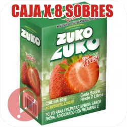 Caja de 8 paquete de zuko