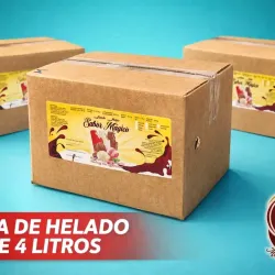 Caja De Helado Sabor Mágica 4lt