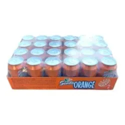 Caja de refresco de naranja
