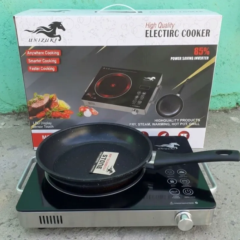 Cocinas infrarrojos con sarten marca unizuki