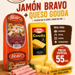 COMBO JAMÓN Y QUESO