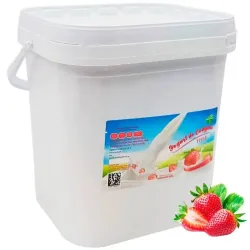 Cubeta de yogurt probiotico 4lt Fresa