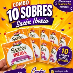 Sazón iberia 10 usd