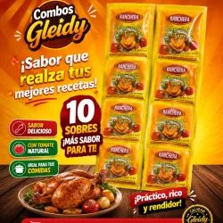 Sazon sabor pollo con tomate 10 und
