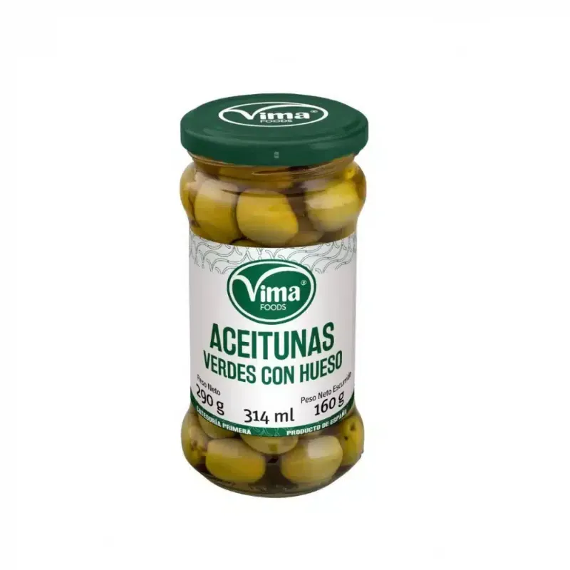 Aceitunas Verdes con hueso