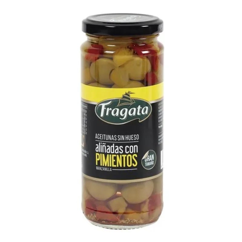 Aceitunas Verdes con pimiento Fragata
