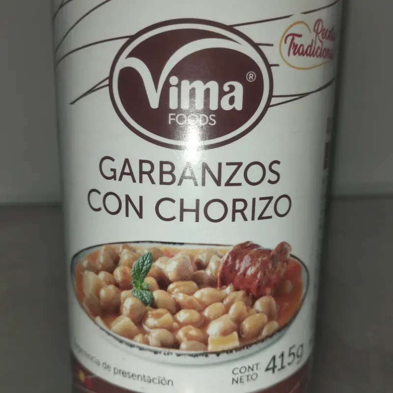 Garbanzos con chorizo 