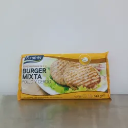 Hamburguesas mixtas pollo y cerdo