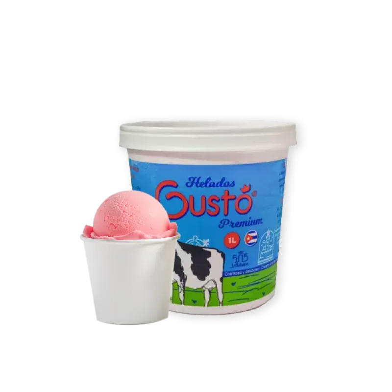 Helado de Fresa