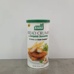 Pan rallado con sazón completo
