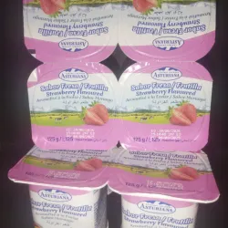 Yogurt asturiana fresa 