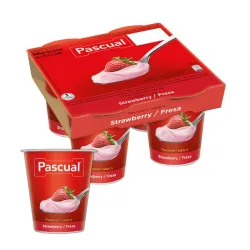 Yogurt Pascual fresa 