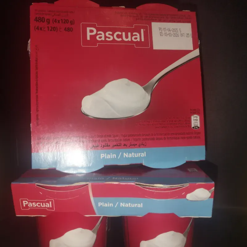 Yogurt pascual natural (480g)