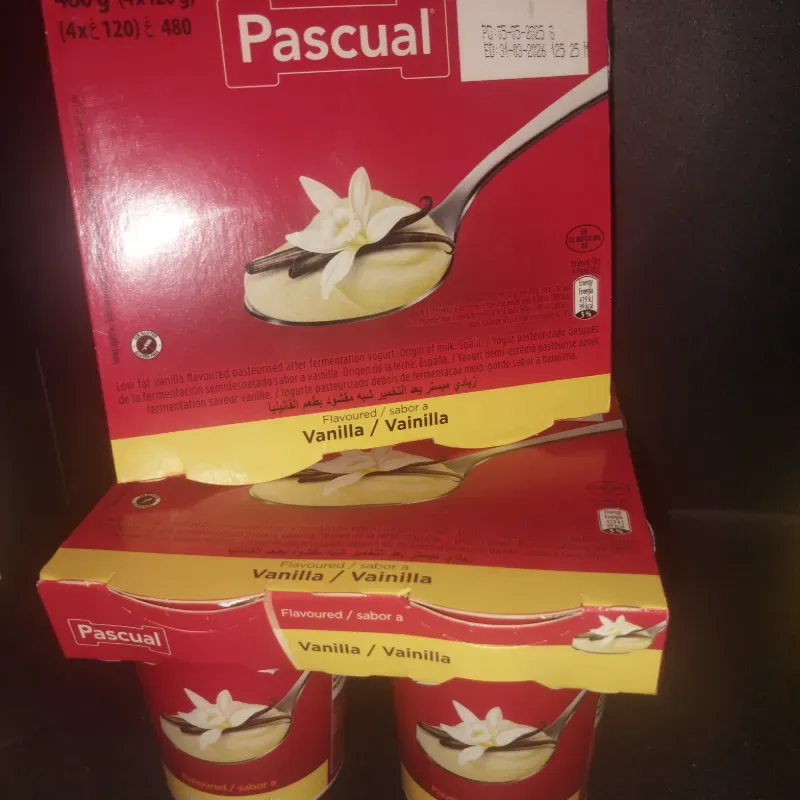 Yogurt pascual vainilla 