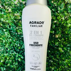 🫧 Agrado Familiar: 2 en 1 Gel / Champú (1250ml)