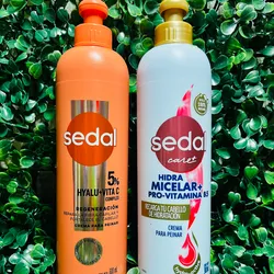 🧴Crema para peinar .caret Hidra Micelar + Pro-Vitamina B5.  (5% Hyalu + Vita C)