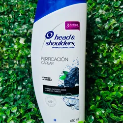 ⚪ Head & Shoulders Purificación Capilar Carbón Activado.(650ml)
