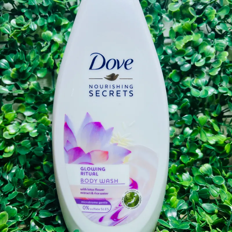 🧴Jabón Líquido Corporal Dove — Glowing Ritual (Flor de Loto y Agua de Arroz)