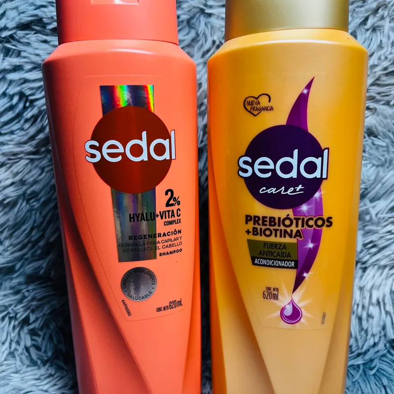 🧡 Sedal Caret Regeneración (Hyalu + Vita C). 💛Sedal Caret Prebióticos + Biotina Fuerza