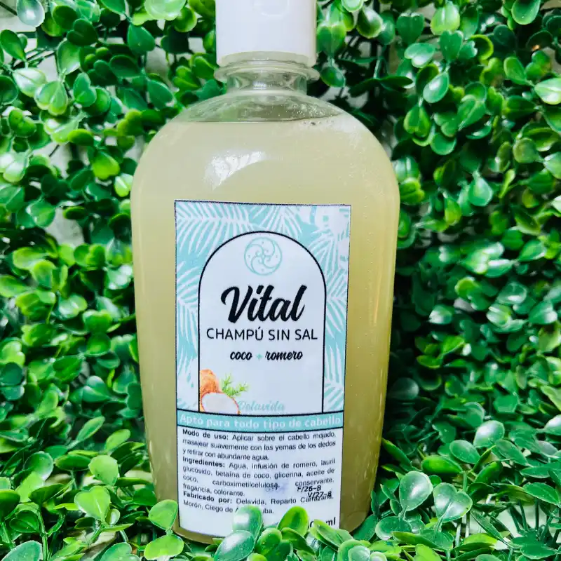 🌿 Vital Champú Sin Sal — Coco + Romero