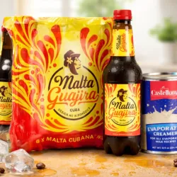 Pack de 6 malta guajira+1 lata de leche condensada