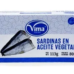 Sardinas en aceite vegetal (113gr)