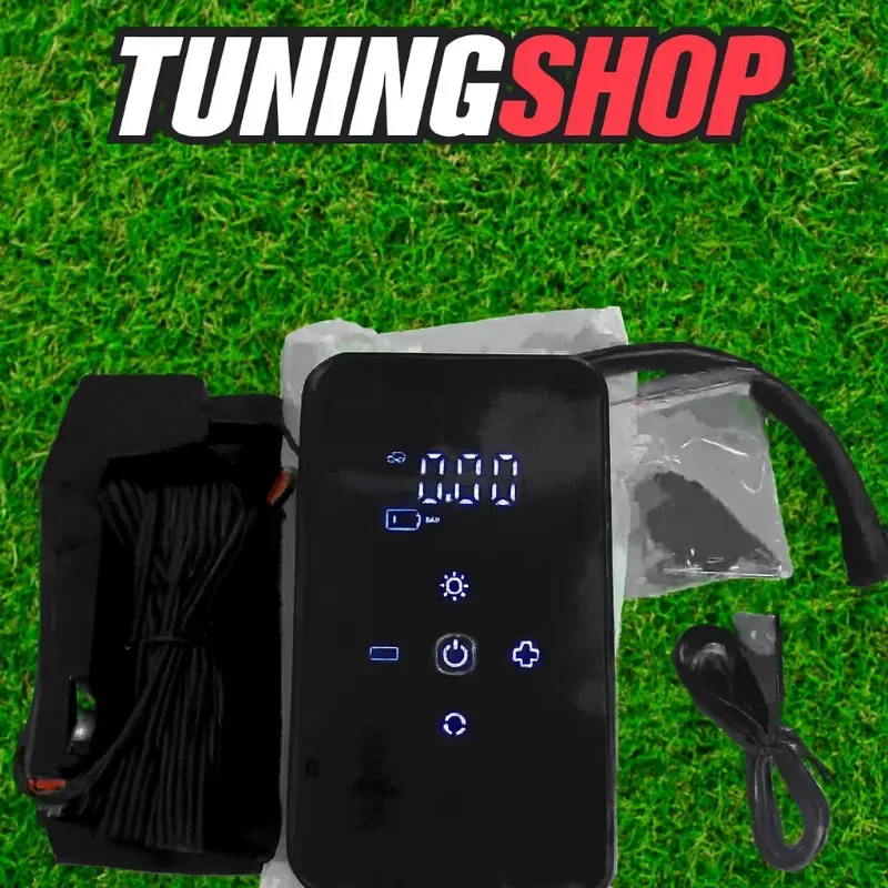 Compresor portátil automatico🏀🌬️🚗🏍️🛵🚲