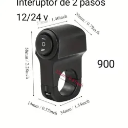 Interuptor de 2 pasos para timón 