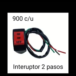 Interuptor Rojo de 2 pasos para timón 