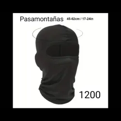 Pasamontañas sencillo negro