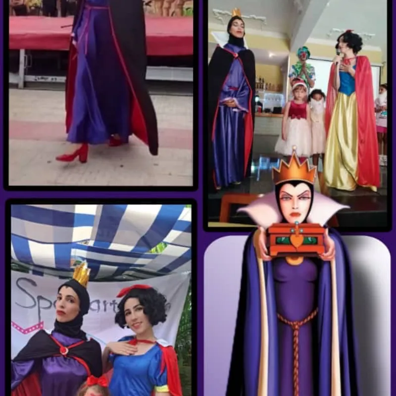Animación de Blancanieves y la Madrastra