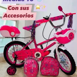 Bicicleta de niña medida 16