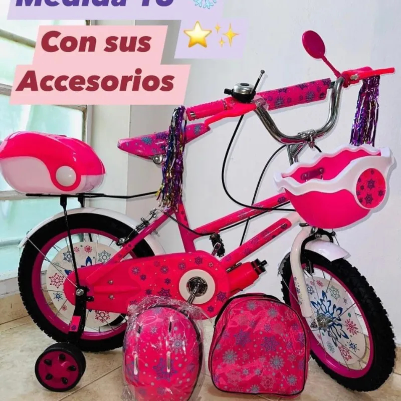 Bicicleta de niña medida 16 