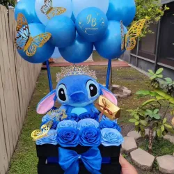Caja de regalo con Stitch 