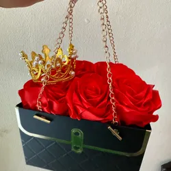 Carterita con rosas