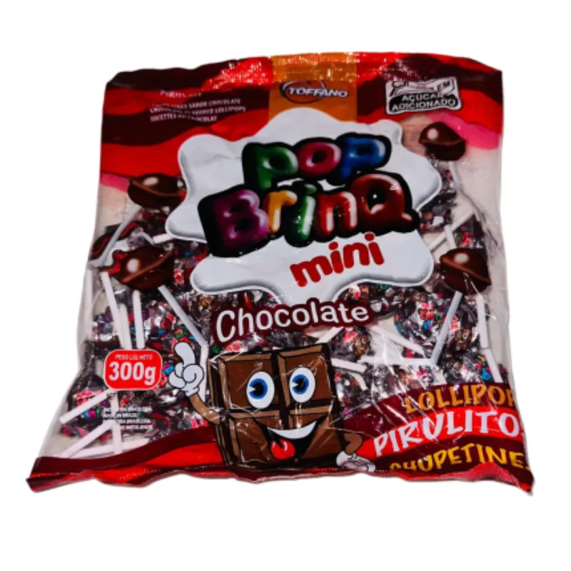 Chupa-chupas sabor chocolate 