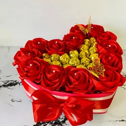 Corazón ♥️ Rojo con bombones