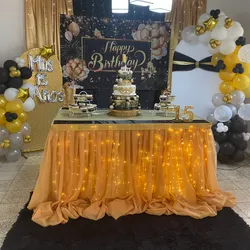 Decoración en Casa Blanca , dorada y negra 