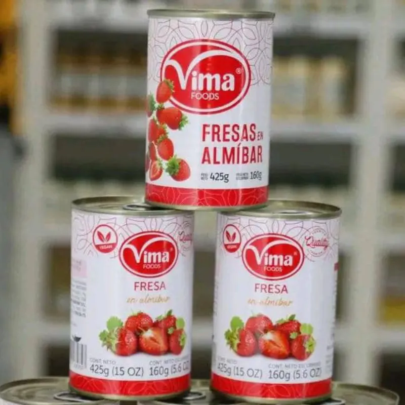 Fresas en almíbar 