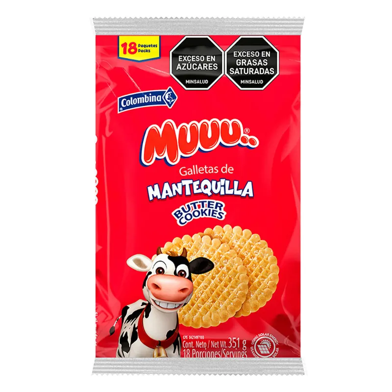 Galletas Muu de mantequilla 