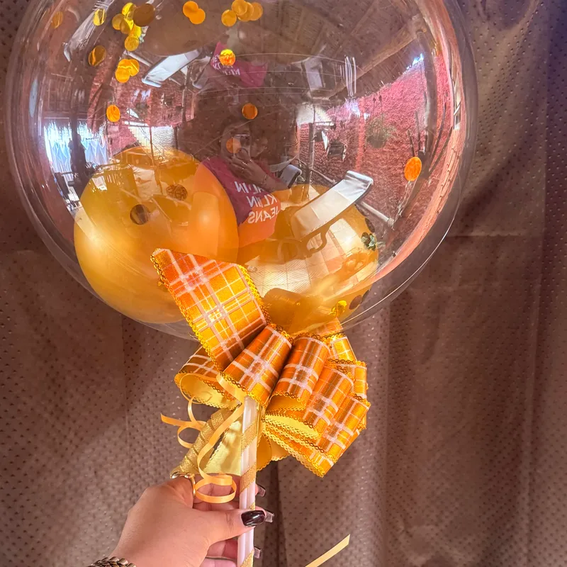 Globo burbuja temático 